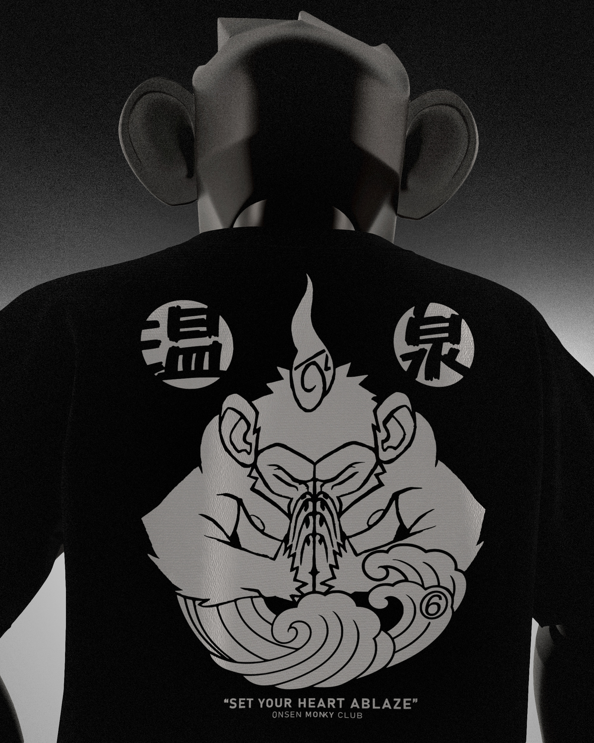 MONKY *006 detalhe da estampa